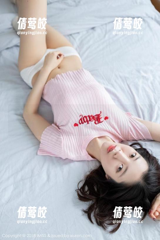 IMiss爱蜜社 - 全套图片！Angela小热巴双马尾，这样的造型真让人好奇！