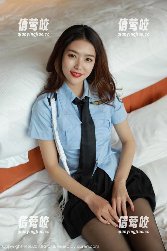 MFStar模范学院 - 分享！韩静安穿蕾丝女仆制服的套图，让你心跳加速！