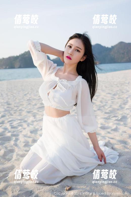 MiStar魅妍社 - 享受陈嘉嘉Tiffany的夏日，无需付费的图集，气氛好到让人心动。