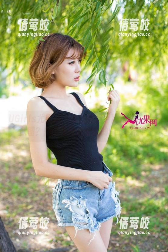 UGirls尤果网 - 谁能抗拒尹凌儿泳装全套原图？她的美能打败我的临时心情！