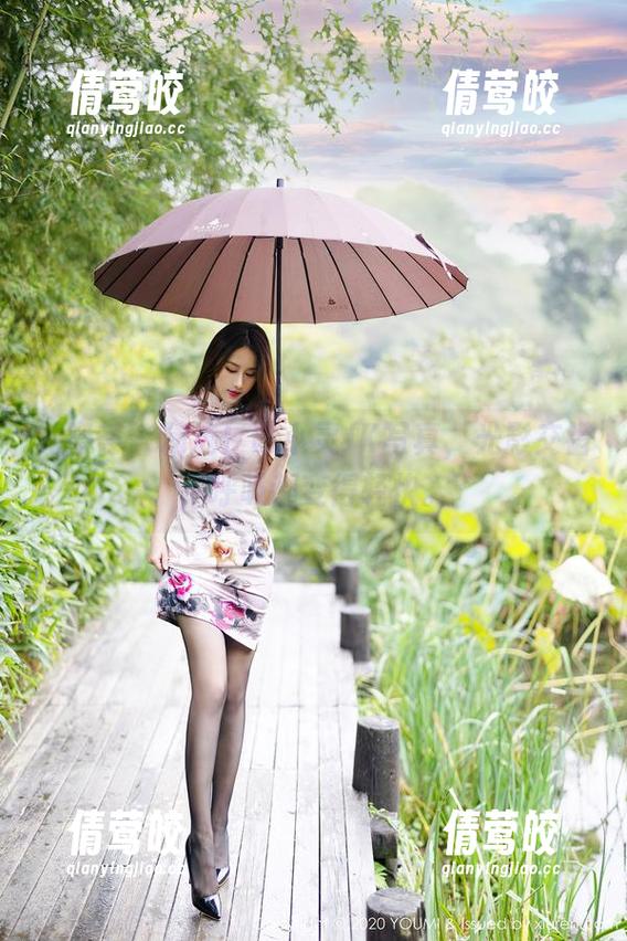 尤蜜荟 - 精选！谭小灵JK写真，光影交错，呼吸都变得轻快。