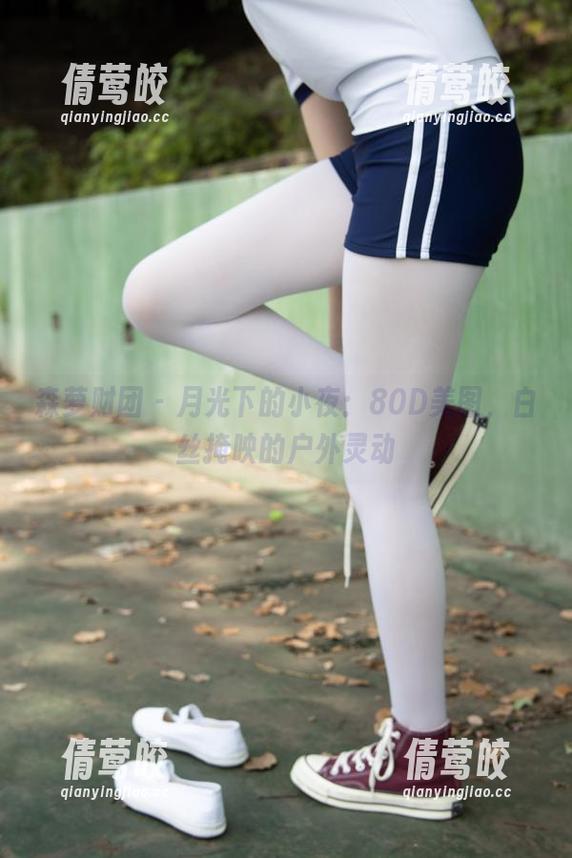 森萝财团 - 月光下的小夜：80D美图，白丝掩映的户外灵动