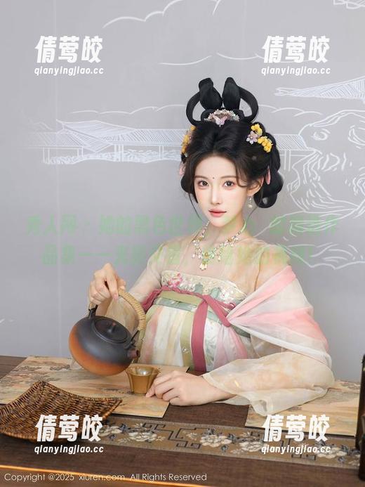 秀人网 - 她的黑色世界，梦心玥的精选作品集——光影交错，输给她的视线！